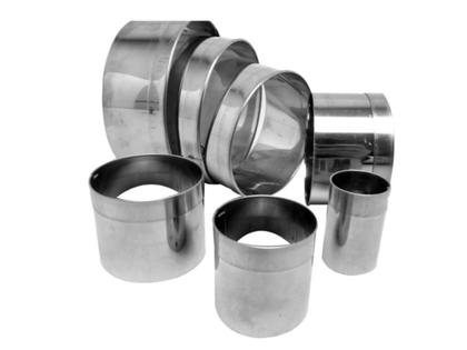 Imagem de Jogo De Aros Cortadores Redondos 7 Peças Com 4 Cm De Altura