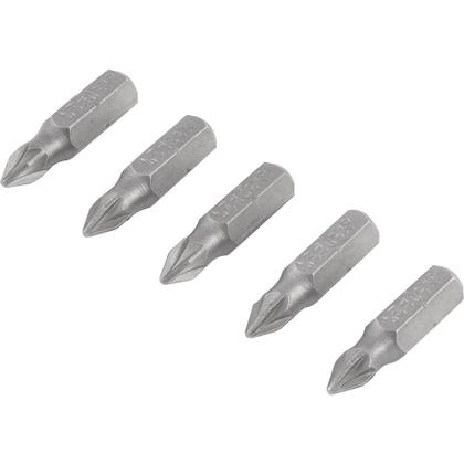 Imagem de Jogo de Bits Ponteira Pozidrive c/ enc 1/4" Nº 1X25mm Vonder