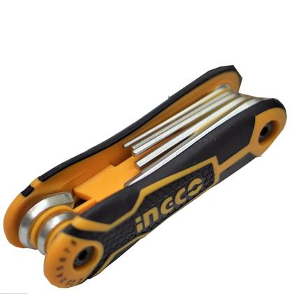 Imagem de Jogo de chave allem Portátil tipo canivete Ingco 2 a 8mm