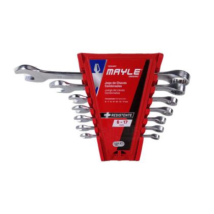 Imagem de Jogo de Chave Combinada 6 a 17mm 7 Peças Mayle