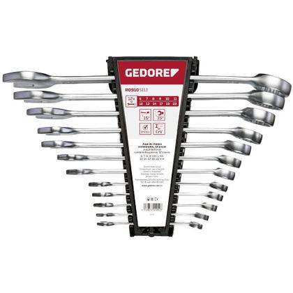 Imagem de Jogo de Chave Combinada 6 a 22mm 12 Peças R09105112 - Gedore Red