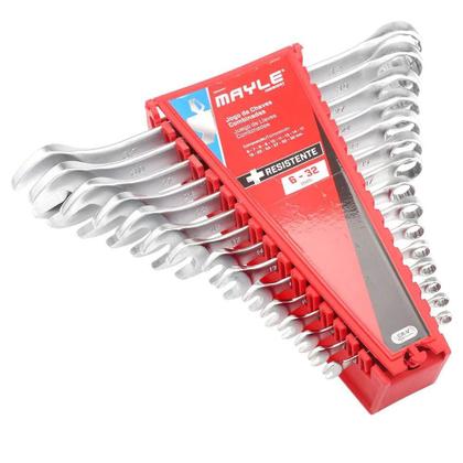 Imagem de Jogo de Chave Combinada 6 a 32 mm com 15 Peças