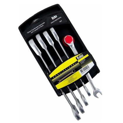 Imagem de Jogo De Chave Combinada Catracada Com 5 Peças - Eda