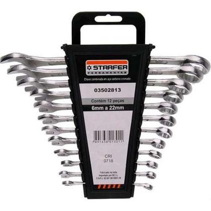 Imagem de Jogo De Chave Combinada Starfer 12 Peças 6mm Á 22mm