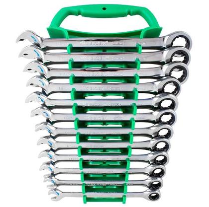 Imagem de Jogo De Chave Combinado Com Catraca Velocidade Belzer Speedy Surface Drive 8mm-19mm 12 Peças