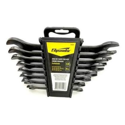 Imagem de Jogo de Chave Fixa Cromo Vanadio Fosfatizadas 6-22mm 8pcs Sparta