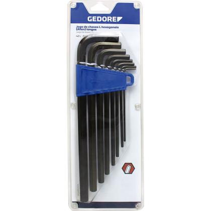 Imagem de Jogo de Chave Hexagonal Longa 3/32" a 3/8" Gedore 8 Peças