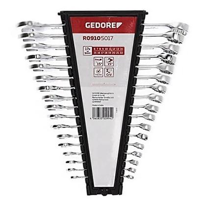Imagem de Jogo de Chaves Combinadas 6 à 22 mm 17 Peças - Gedore Red 3365199