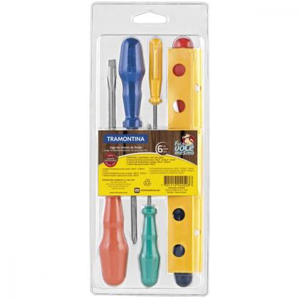 Imagem de Jogo de Chaves de Fenda Tramontina Basic 6 Peças