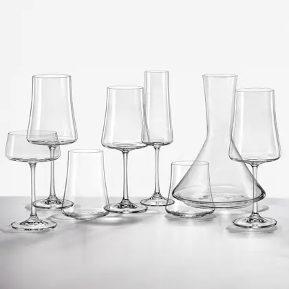 Imagem de Jogo de Cristal Bohemia Xtra Taças Copos e Decanter 43 Peças