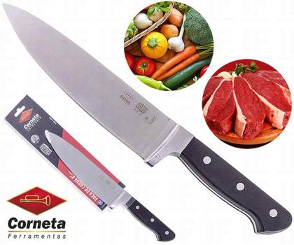 Imagem de Jogo De Faca Profissional Chef Em Inox Corneta