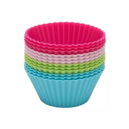 Imagem de Jogo De Formas Para Muffins Redondo 12 Peças Mimo Style