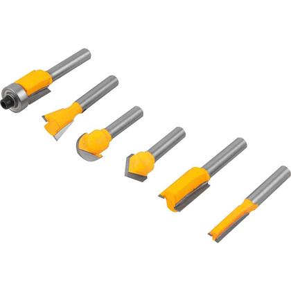 Imagem de Jogo De Fresas Para Madeira Com 6 Peças Vonder