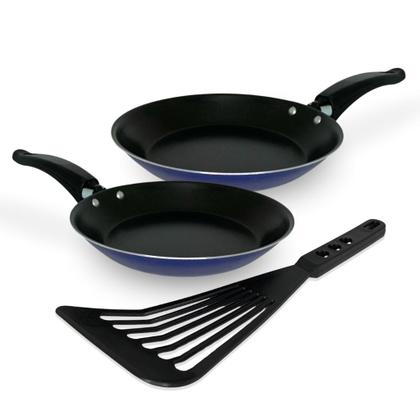 Imagem de Jogo De Frigideira Francesa Antiaderente Com Tampa 3 Peças