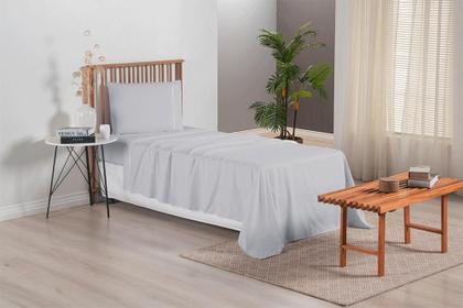 Imagem de Jogo de Lençol 3 Pçs Solteiro Versatile Completo Micropercal 300 Fios