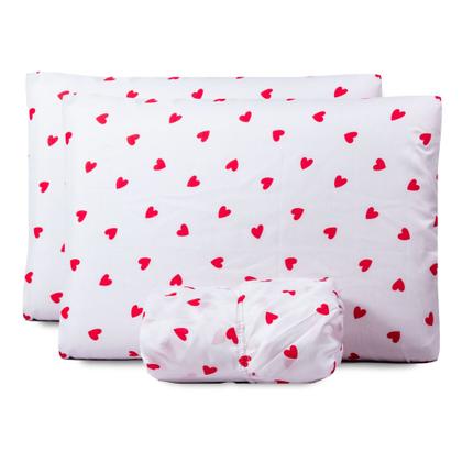 Imagem de Jogo De Lençol Casal Padrão 3pçs Basic Estampado C/ Elástico