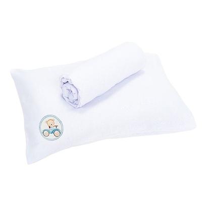 Imagem de Jogo De Lençol Para Berço Americano 2 Peças Fronha E Lençol Com Elástico - Bublim Incomfral Baby