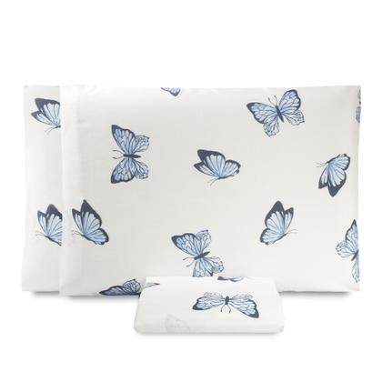 Imagem de Jogo De Lençol Queen 3 Peças Sem Elastico Algodão Misto