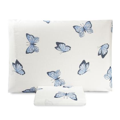 Imagem de Jogo De Lençol Solteiro 2 Pçs Box Algodão 150 Fios Estampado