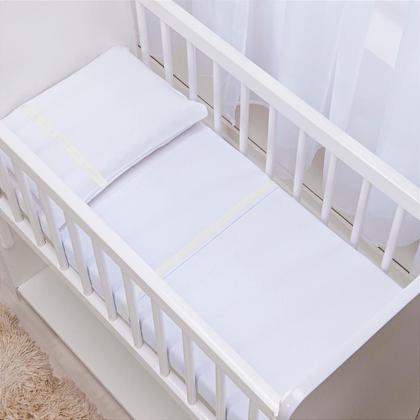 Imagem de Jogo de Mini Berço Co-Sleeper Baby Joy Essence Branco - 3 Peças