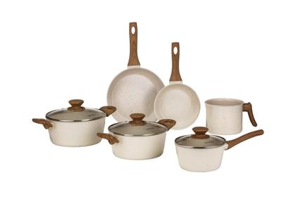 Imagem de Jogo de Panelas Com Revestimento Cerâmica Marmol