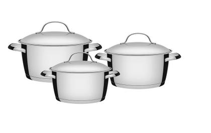 Imagem de Jogo de Panelas Tramontina Inox  3 Peças