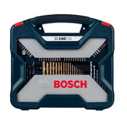 Imagem de Jogo de pontas e brocas em TITANIO X-LINE com 100Peças BOSCH