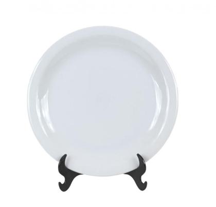 Imagem de Jogo de Prato Raso de Mesa Jantar 6 Peças Cerâmica Porcelart