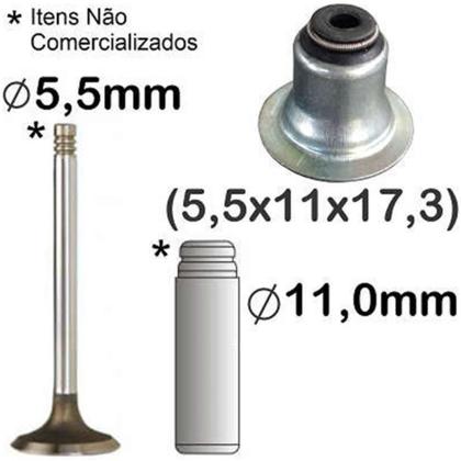 Imagem de Jogo de retentores da haste de válvula Clio 2000 a 2005