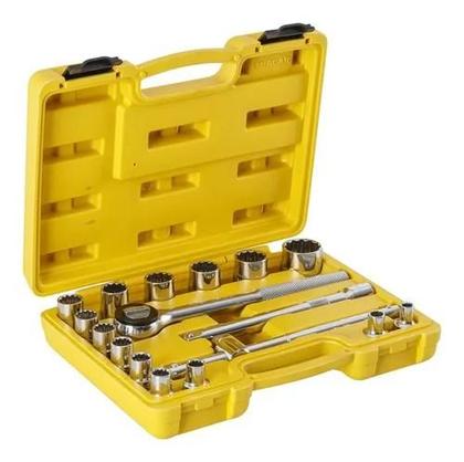 Imagem de Jogo de soquete 17pçs - 1/2