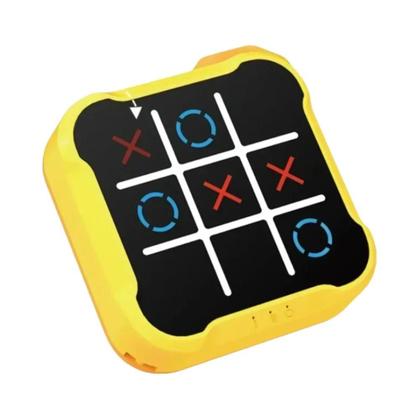 Imagem de Jogo De Tabuleiro Eletrônico Multifuncional Portátil Tic-Tac-Toe, Quebra-Cabeça Montessori, Conjunto