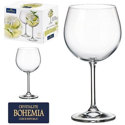 Imagem de Jogo De Taca De Cristal Gin Com 2 Unidades Bohemia 620ml