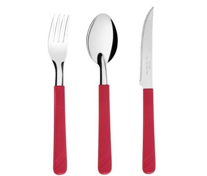 Imagem de Jogo de Talheres Luna com 3 peças Cereja Taumer