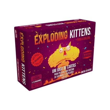 Imagem de  Jogo Exploding Kittens Para a Galera - Até 10 Jogadores