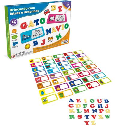 Imagem de Jogo Infantil Brincando com Letras e Desenhos 792956 - Pais & Filhos