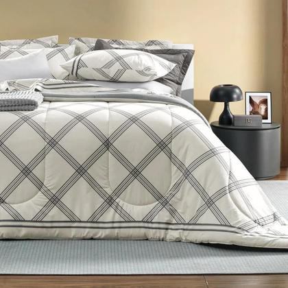 Imagem de Jogo Lençol Cama Solteiro 3 Pçs 100% Algodão Karsten Marques