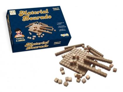 Imagem de Jogo Material Dourado 111 Peças Educativo - Sopecca MD2001