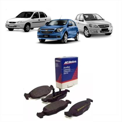 Imagem de Jogo Pastilhas Freio Dianteiro Acdelco Prisma 1.4 agile celta 1.0,1.4 corsa 1.0,1.6 98550706