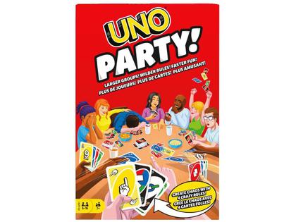 Imagem de Jogo UNO Party! Mattel 224 Cartas