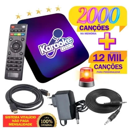 Imagem de Karaokebox Profissional Com Pontuação Musicas Adicional