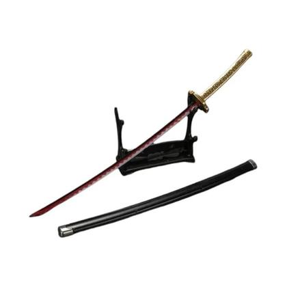 Imagem de Katana Demon Slayer Tanjirou - Espada de Metal 25cm - Brinquedo Anime para Cosplay