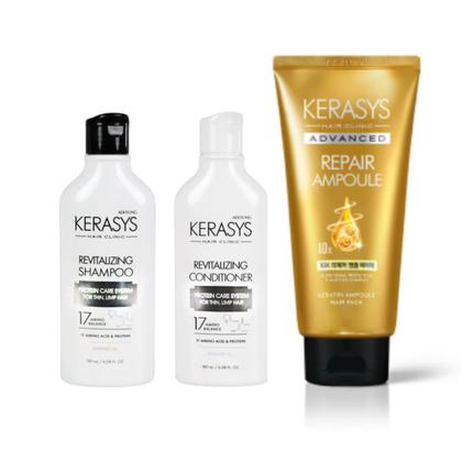 Imagem de Kerasys Kit (Duo Revitalizing 180ml + Máscara Ampoule Repair 300ml)