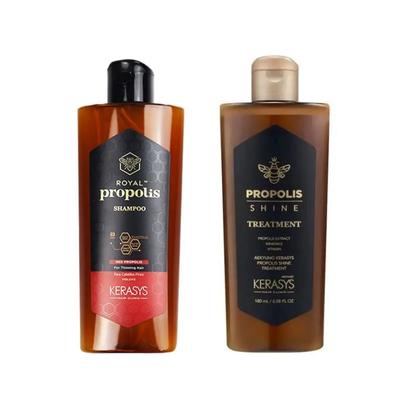 Imagem de Kerasys kit Própolis (Shampoo Red Volume + Tratamento Shine) 180ml