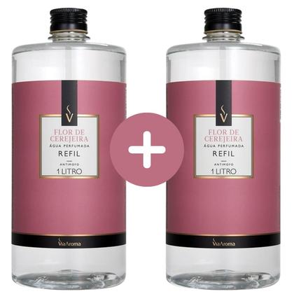 Imagem de Kit 02 Refil Água Perfumada 1l - Via Aroma Escolha o Aroma