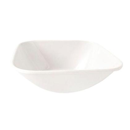 Imagem de Kit 02 Tigelas Melamina Quadrada Branca 1,150ml