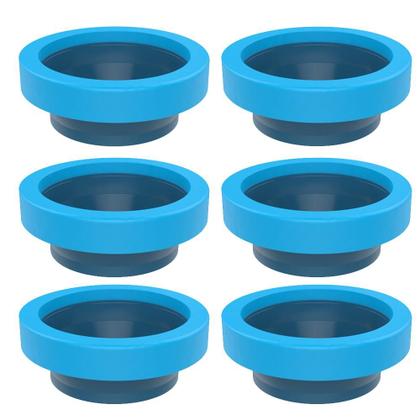 Imagem de Kit 06 Anel De Cera Com Guia P/ Vedação De Vasos Sanitários