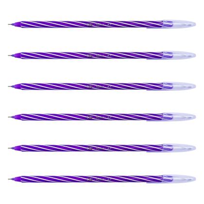 Imagem de Kit 06 Canetas esferográficas CIS Spiro 0.7 mm avulso