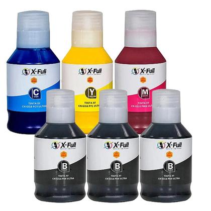 Imagem de Kit 06 Refil de Tintas Compatível Canon Maxify GI-16 Para GX7010, GX6010 e GX5010