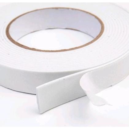 Imagem de Kit 1-3 Fita Dupla Face Espuma Branca 5 Metros 2CM largura 1.0MM 2.0MM 3.0MM espessura Soutimes