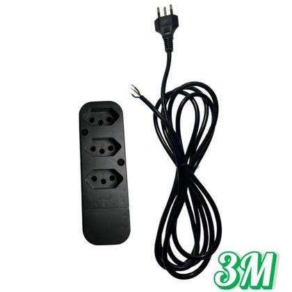 Imagem de Kit 1-3 Tomada 3 Pinos 10A-20A /2200W Com Cabo 1M, 2M OU 3M Soutimes